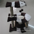 Fish shape cat tree with hammock